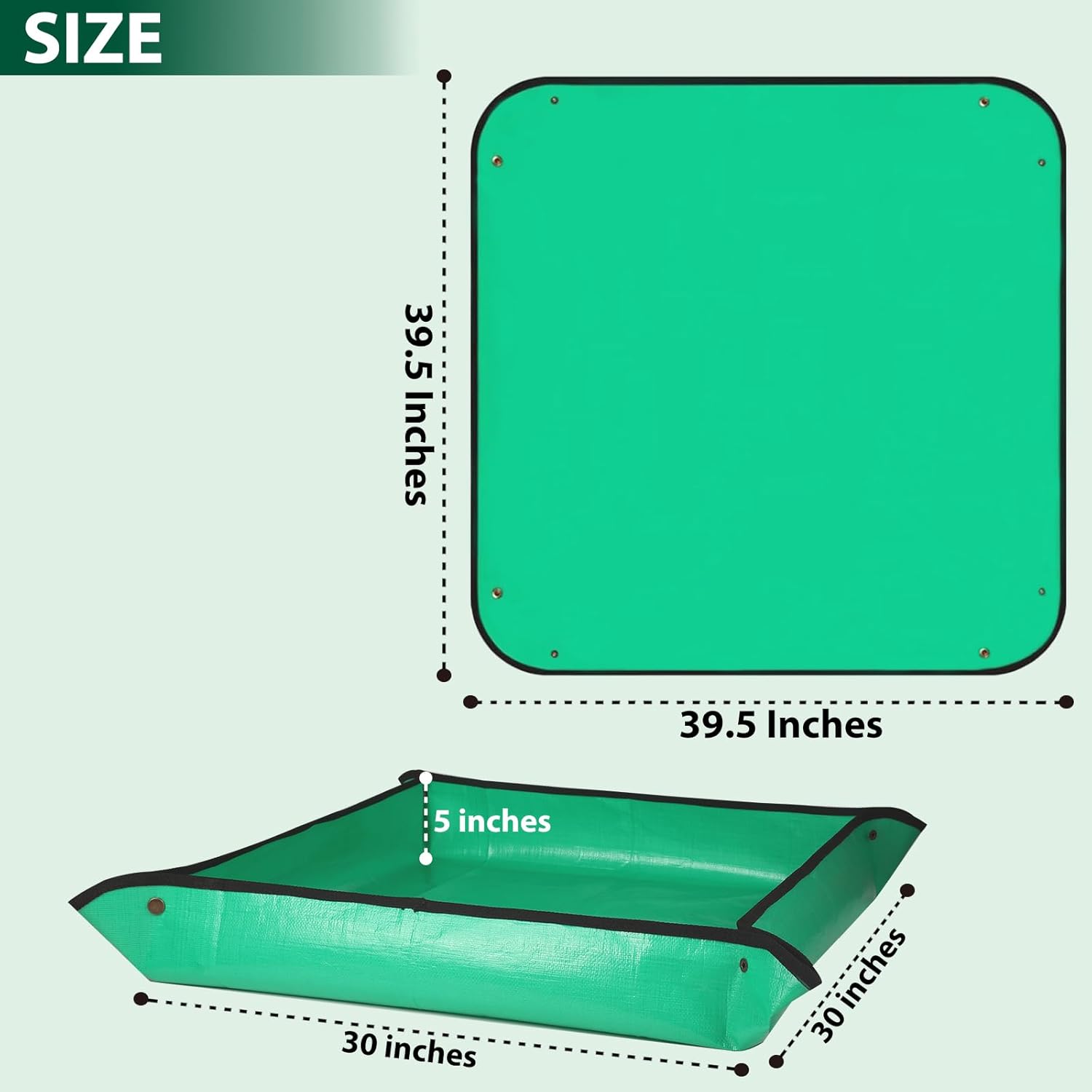 Thumbnail 2 de LCHUANG Repotting Mat 39.5 x 39.5 for Plants
