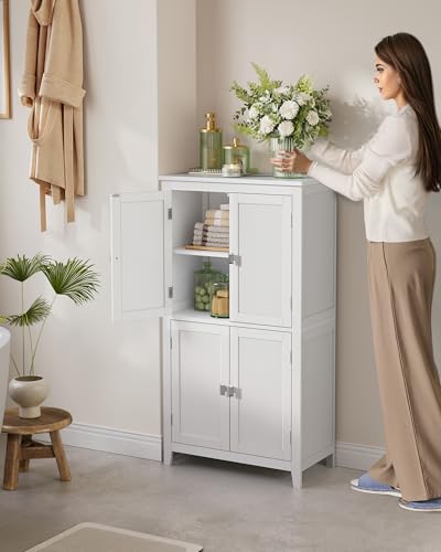 Detalle 2 de VASAGLE BBC552P31 Mueble de Almacenaje con 4 Puertas 🏡
