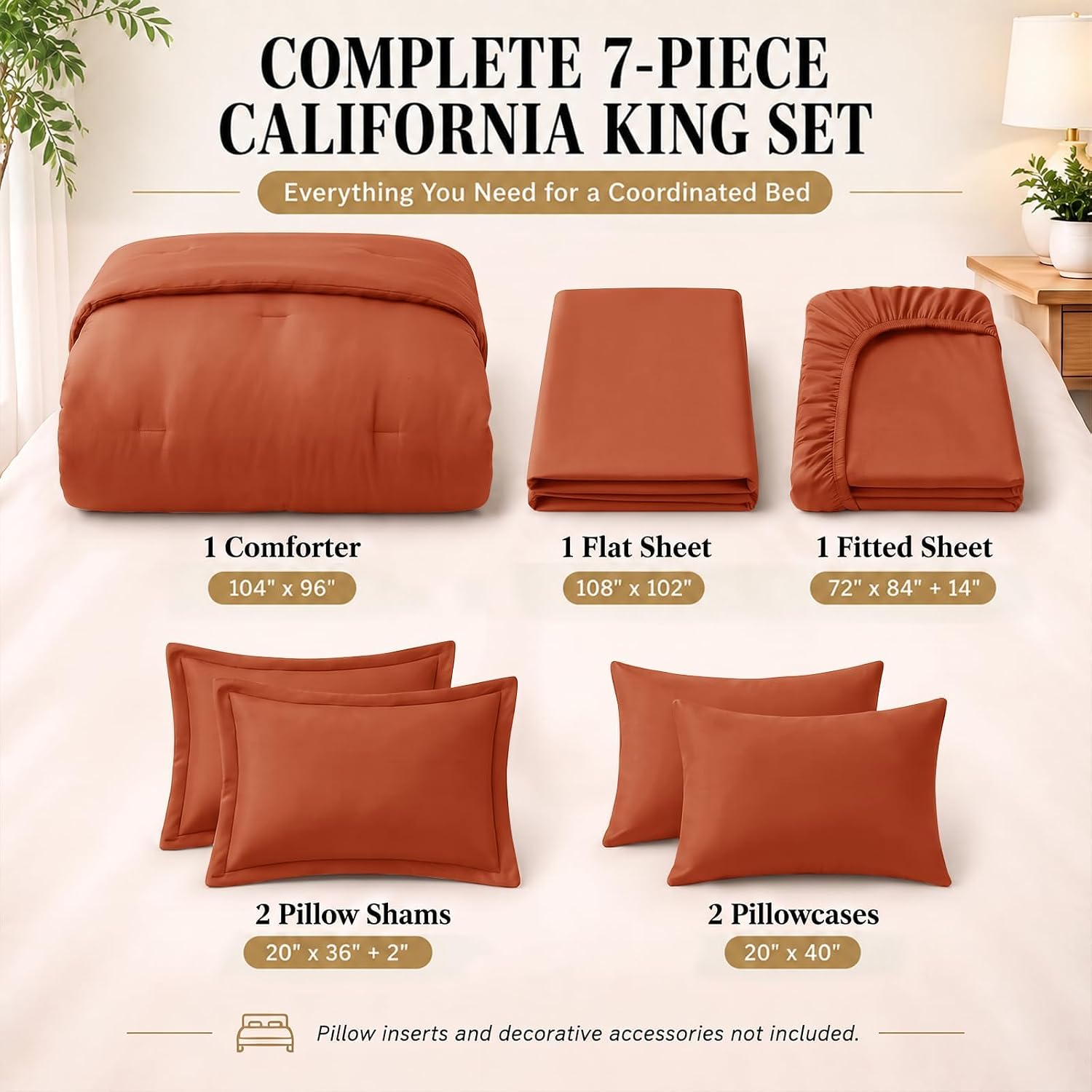 Detalle 2 de CozyLux Comforter Set, California King