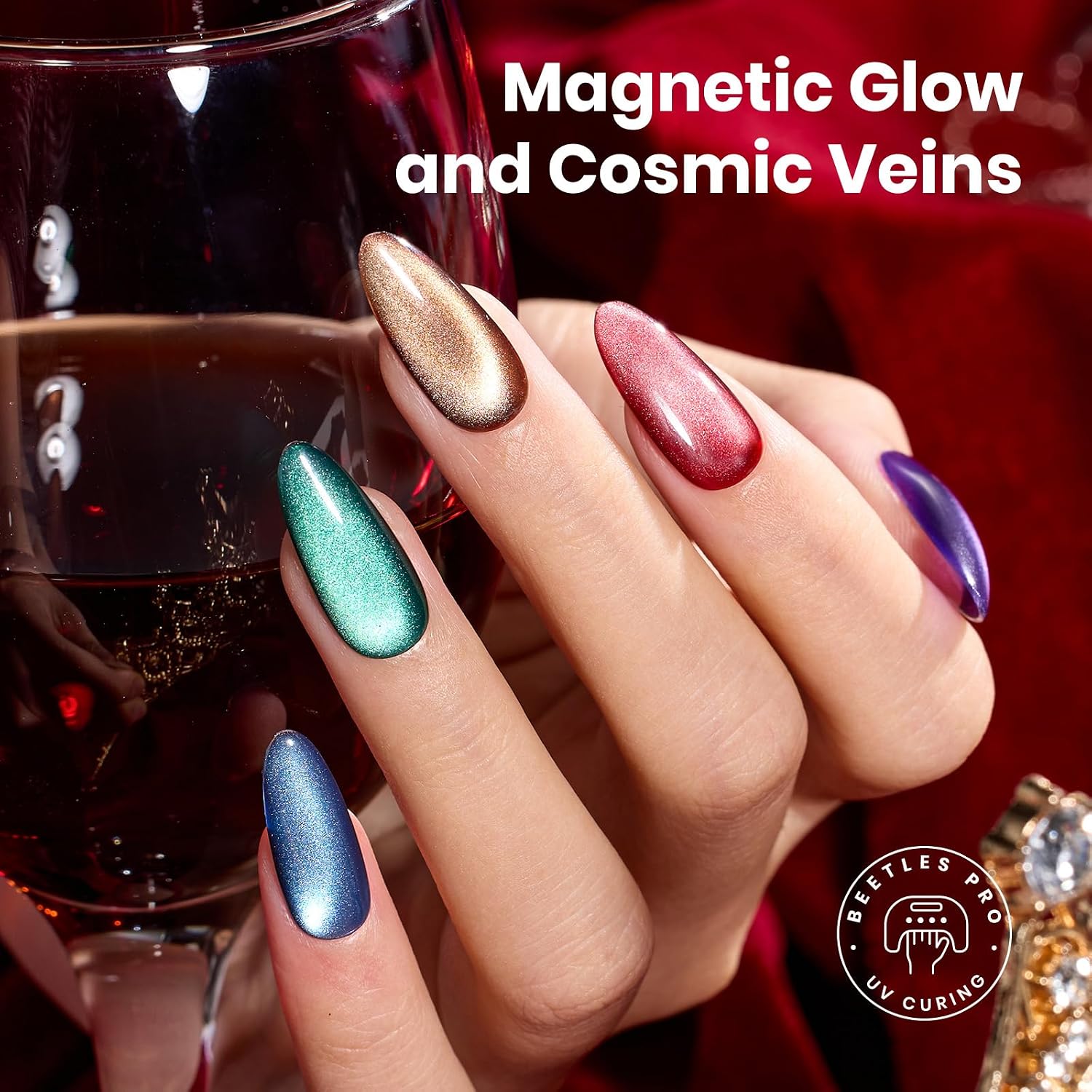 Detalle de beetles Cat Eye Gel 6-color Set 💅
