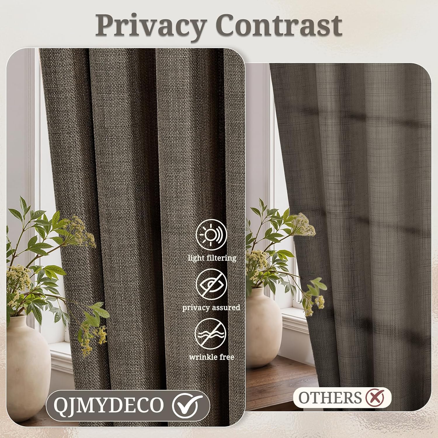 Detalle 2 de Pinch Pleated Curtains, 40 x 90 Inches