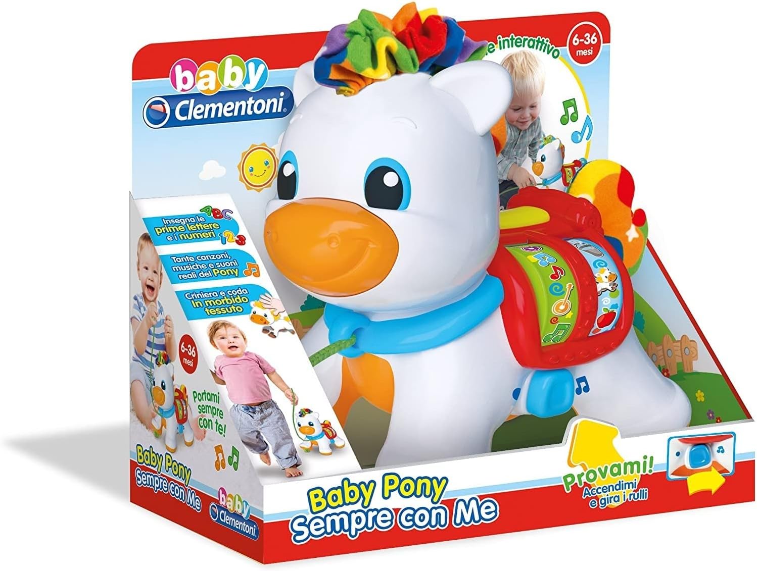 Detalle de Clementoni Baby Cagnolino Cercacoccole: Centro attività interattivo musicale per bambini 12+ mesi