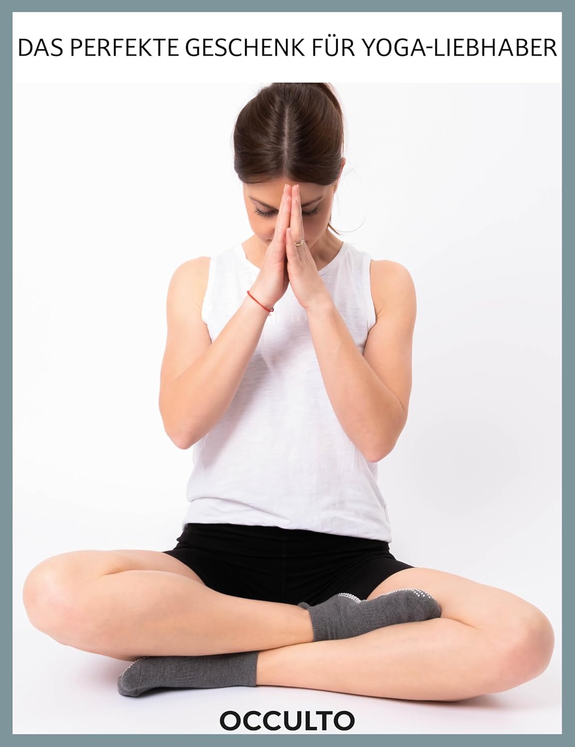 Detalle de Occulto Yoga-Socken für Damen & Herren „Mady“ im 2er- oder 4er-Pack mit rutschfesten Noppen