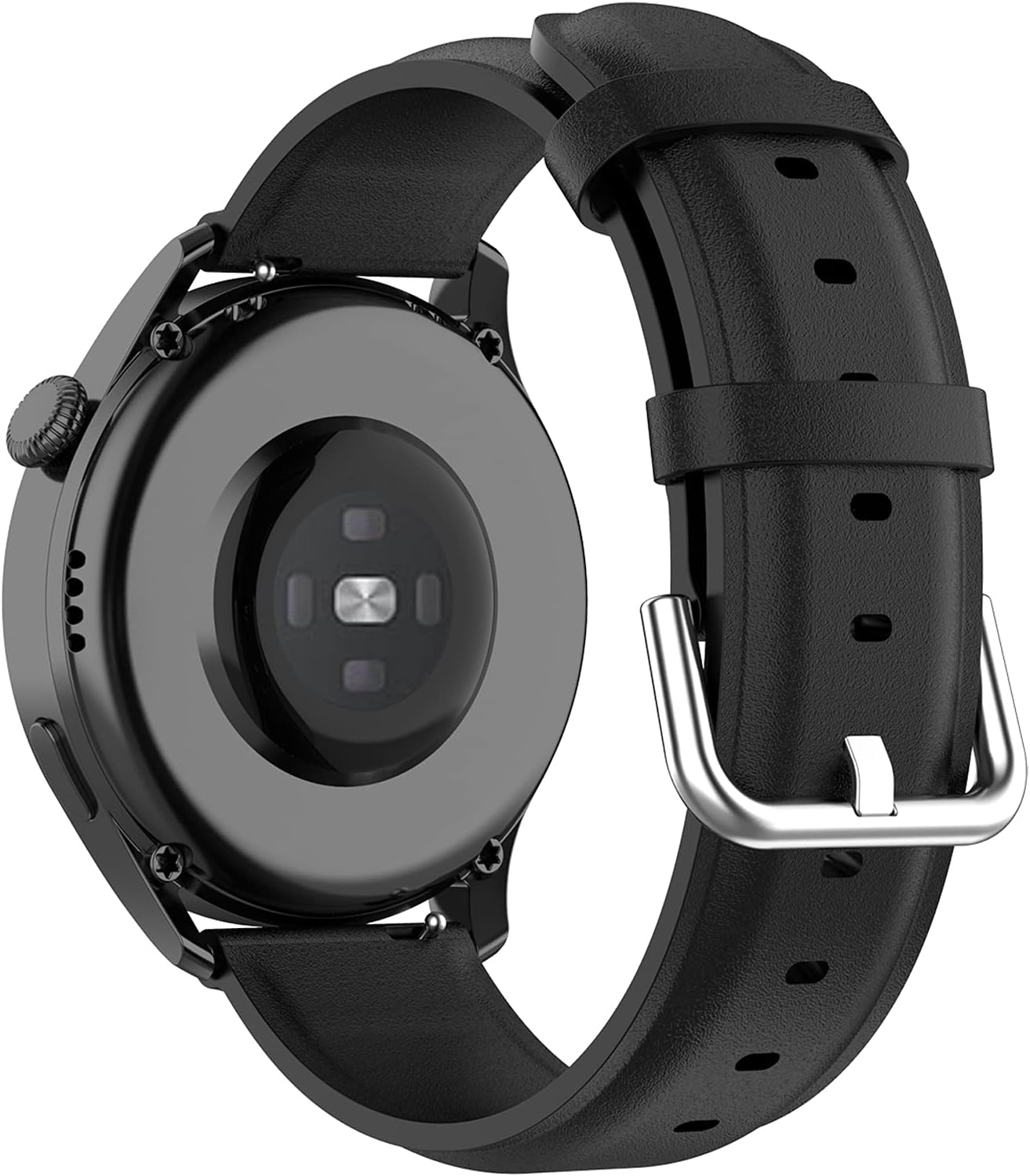 Detalle de LOKEKE 22mm Leather Replacement Band for Huawei Watch 3/3 Pro and GT2 Pro