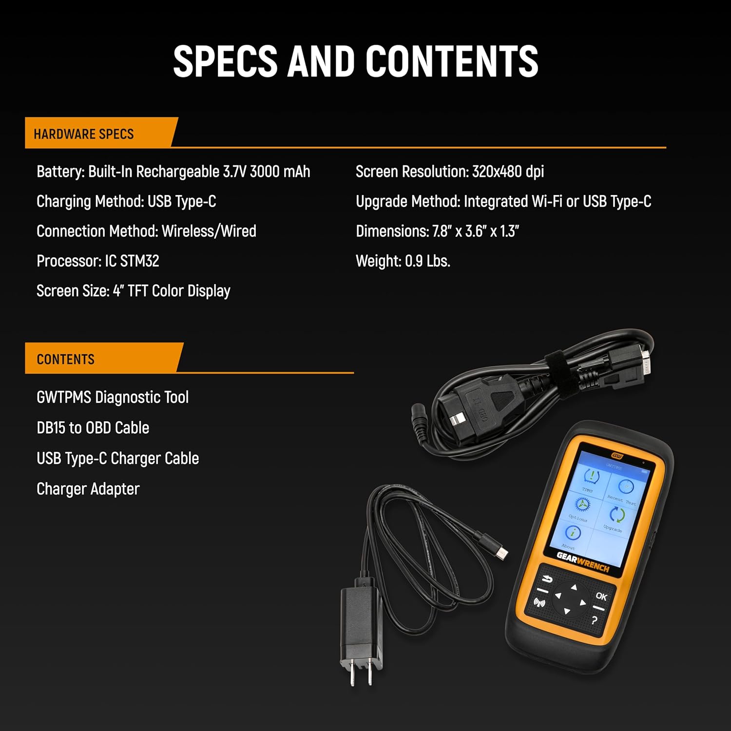 Thumbnail 3 de GEARWRENCH GWTPMS Universal Tire Pressure Monitoring System Programming & Diagnostic Tool