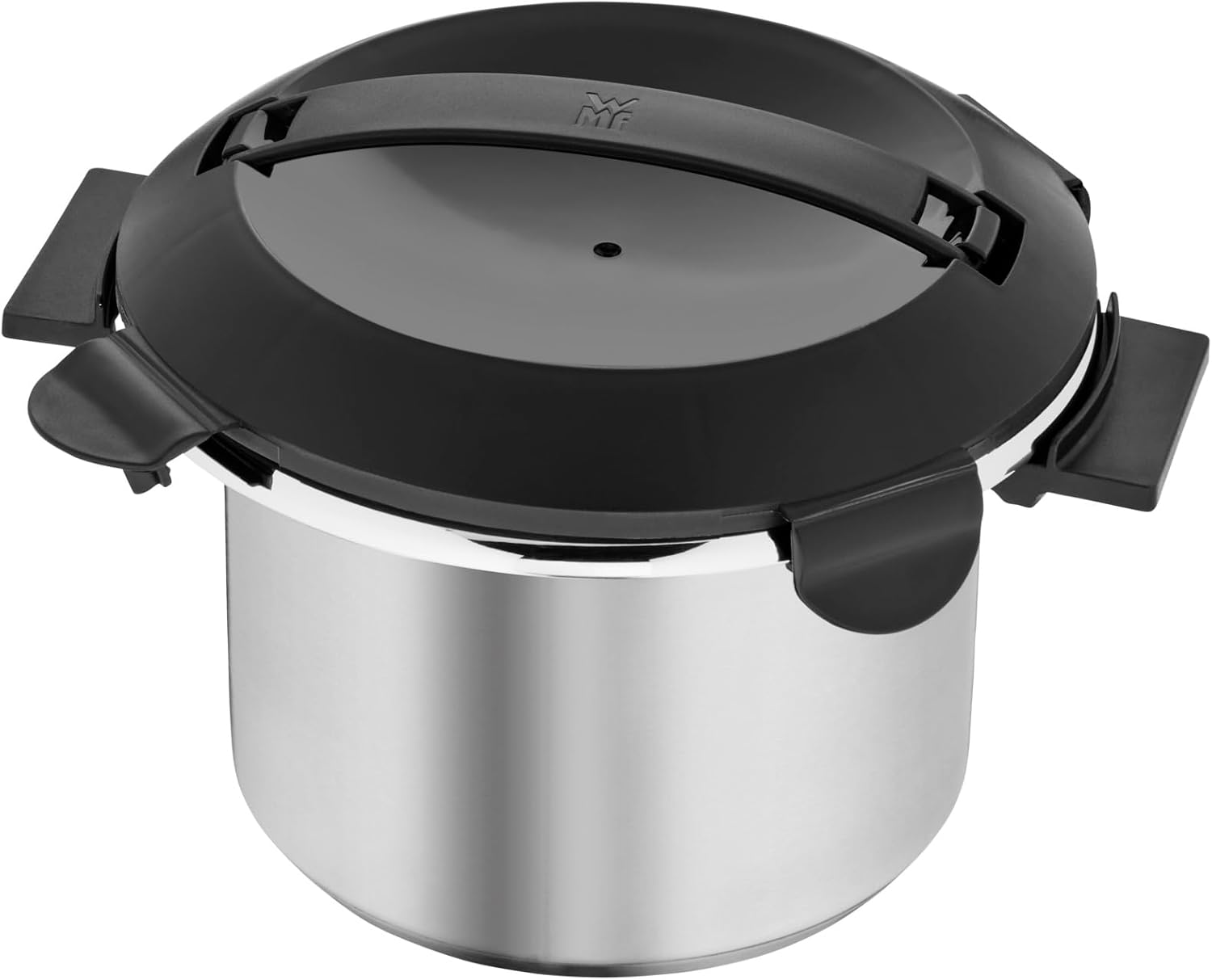 Detalle 2 de WMF Küchenminis Reiskocher 220 W mit Lunch-to-go-Box, Cromargan matt – Mini-Dampfgarer für bis zu 1 l