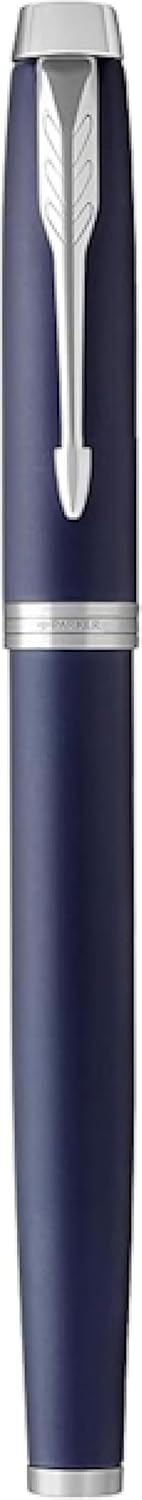 Detalle 2 de Parker IM Rollerball Pen in Matte Blue (Fine Point Black Ink) with Gift Box