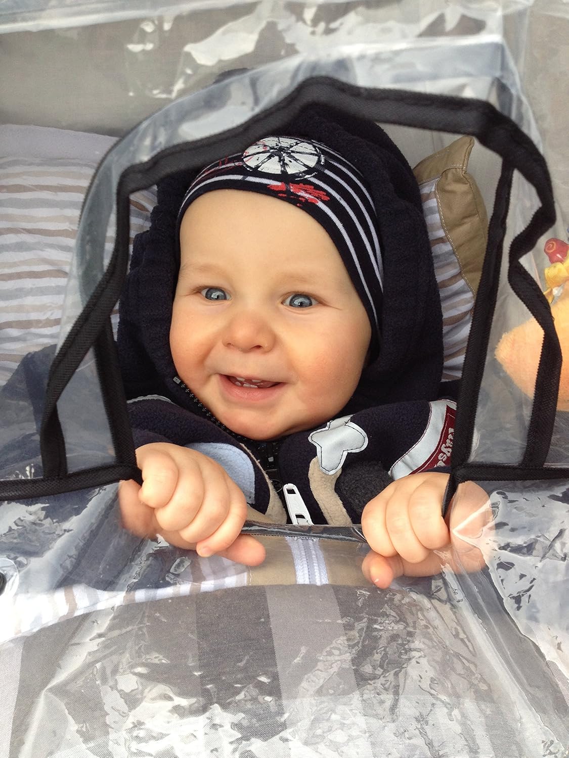 Thumbnail 1 de Universal-Regenschutz Regenverdeck für Kinderwagen 🌧