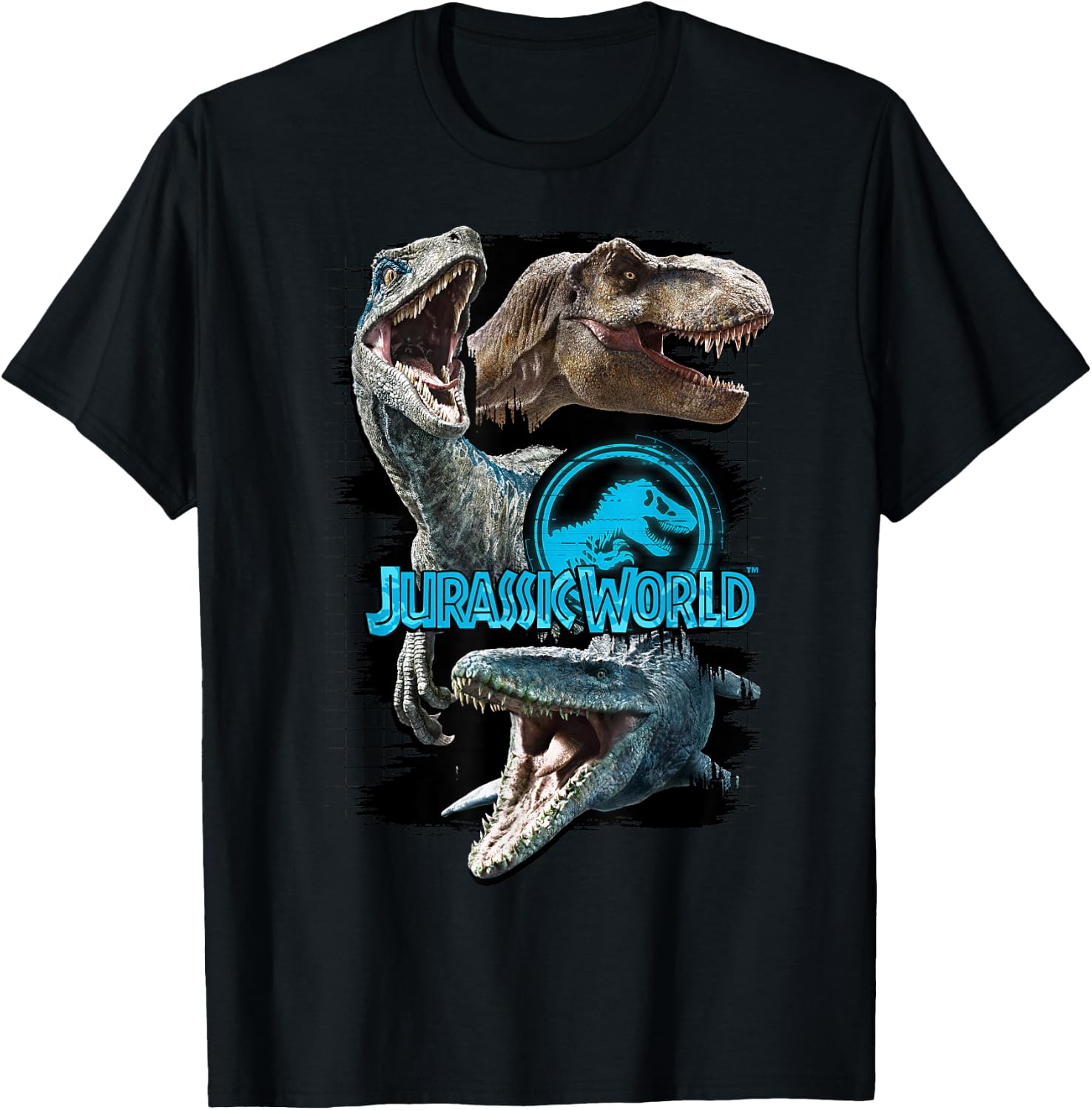 Detalle de Jurassic World Paint Swipe Maglietta