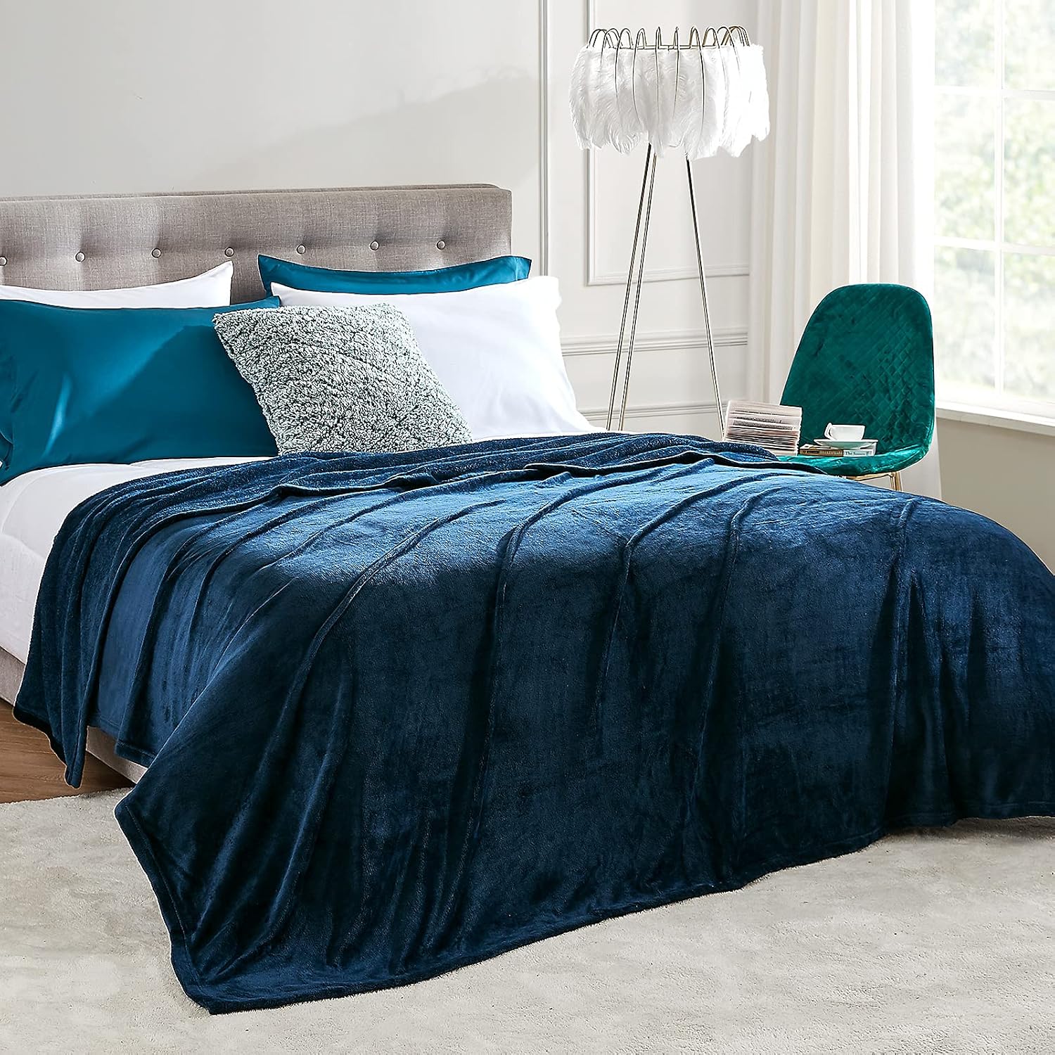 Thumbnail 1 de EHEYCIGA fleece blanket 270x230cm king size
