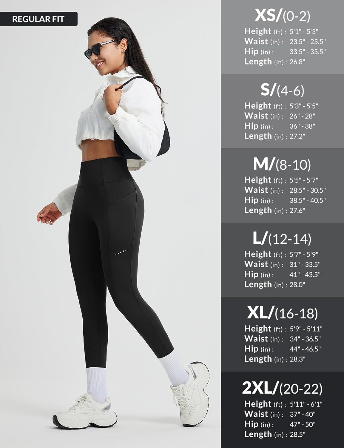 Thumbnail 6 de baleaf Women's Thermal Leggings, High‑Waisted fleece-lined 🩳