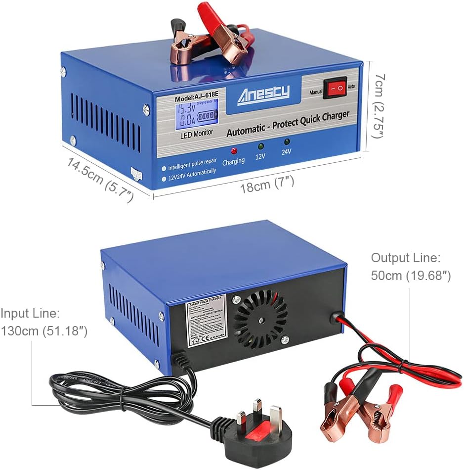 Thumbnail 6 de Car Battery Charger 12V/24V 130W