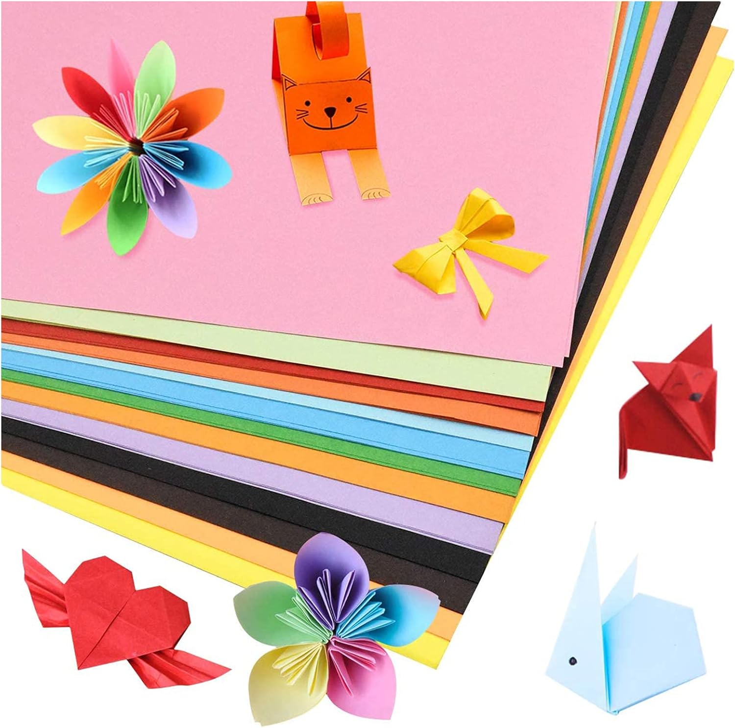 Thumbnail 5 de Carehabi – Papier couleur A4 80 g/m², 100 feuilles, 20 couleurs, double face
