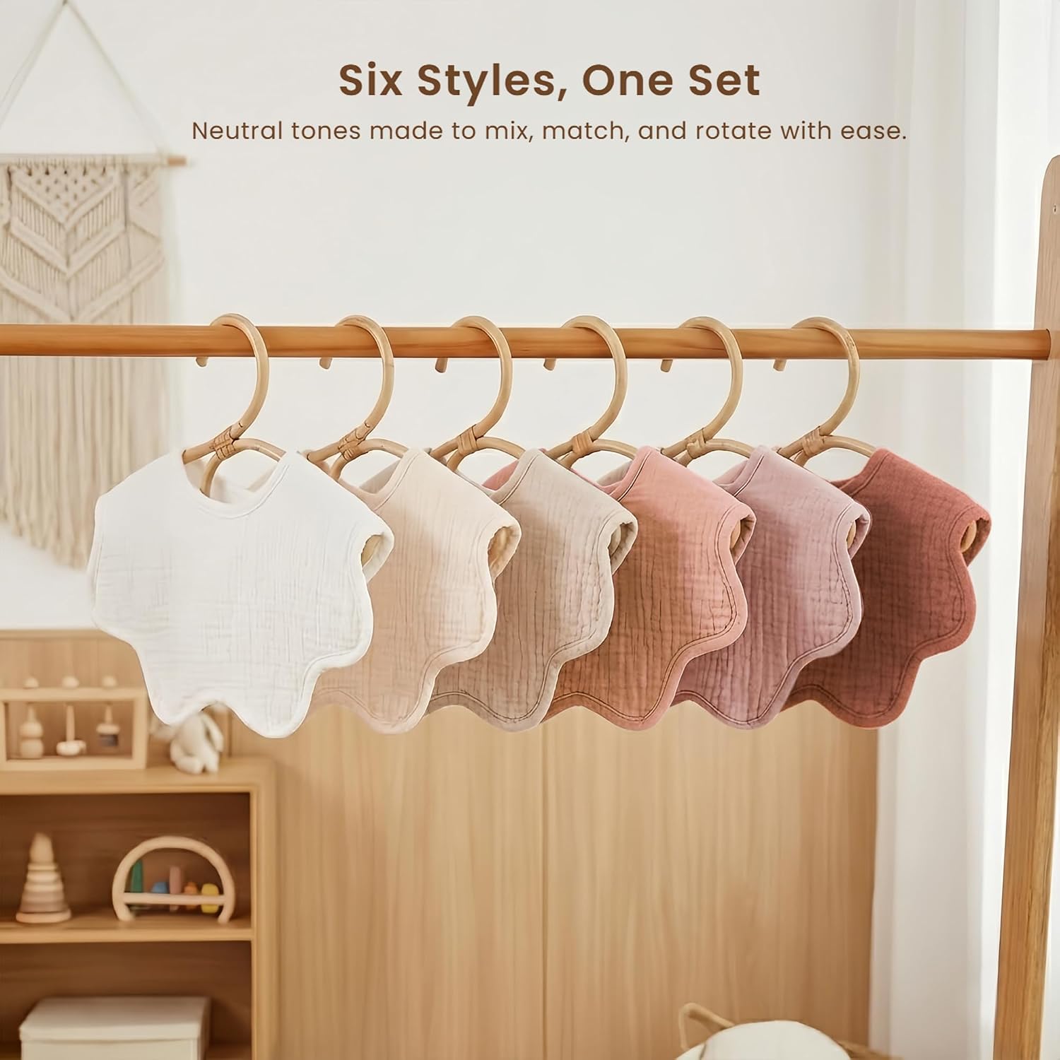 Thumbnail 6 de Konssy Muslin Baby Bibs 100% Cotton