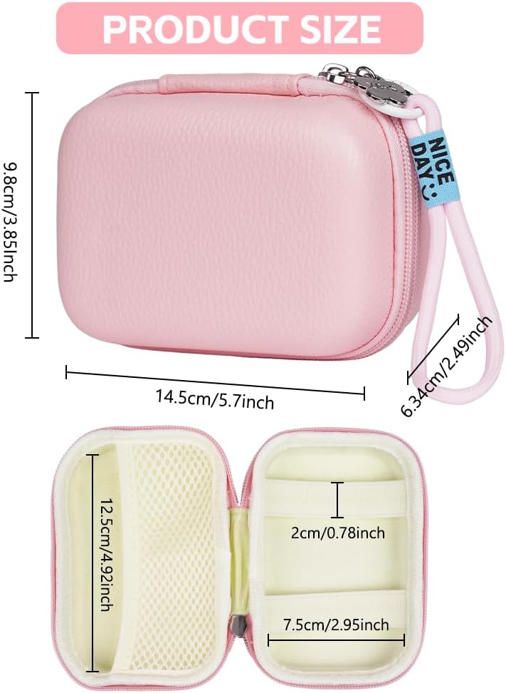 Detalle 2 de Ainiv Digital Camera Case (Small) – compact camera pouch with strap for Sony, Casio, Canon and Panasonic