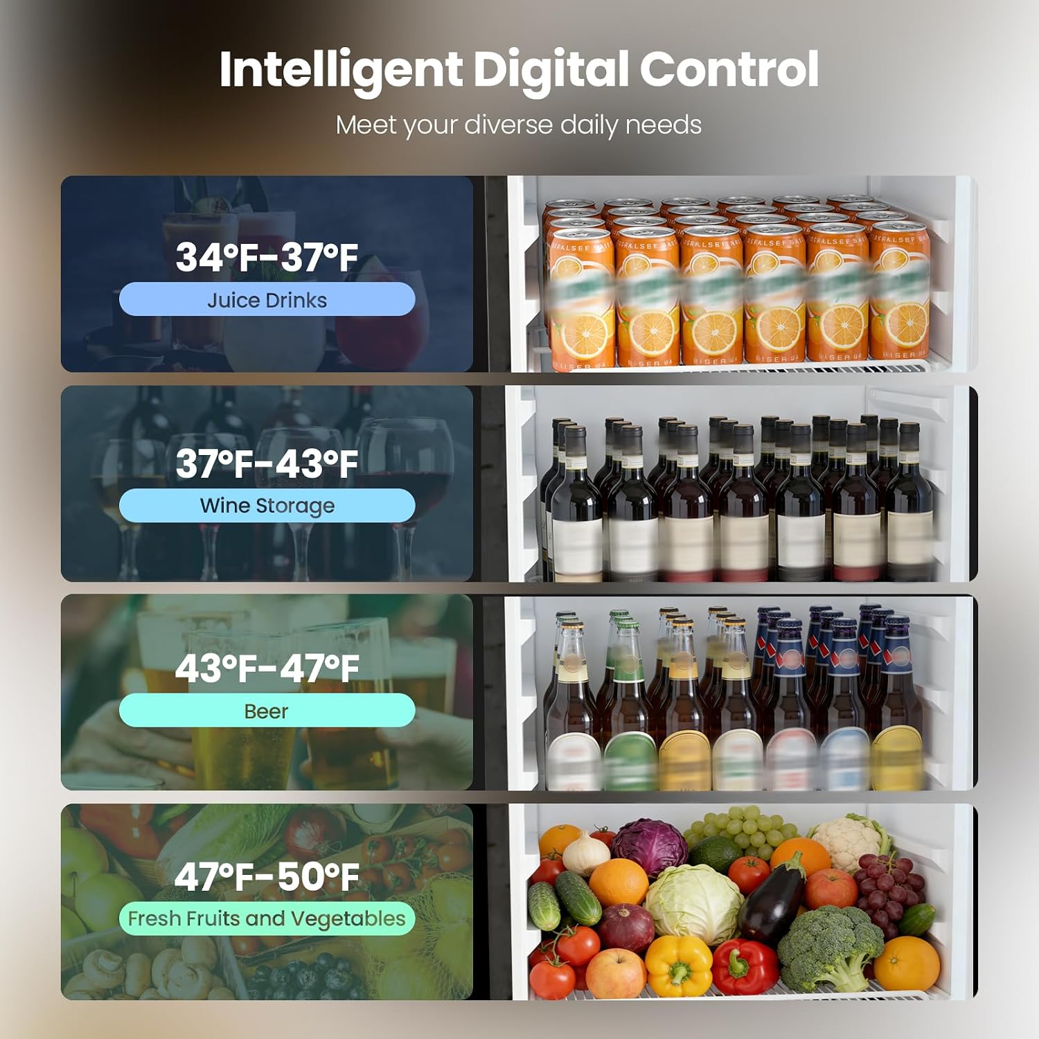 Thumbnail 4 de Kismile LSC-170E 6 Cu. Ft. Beverage Refrigerator with Glass Door