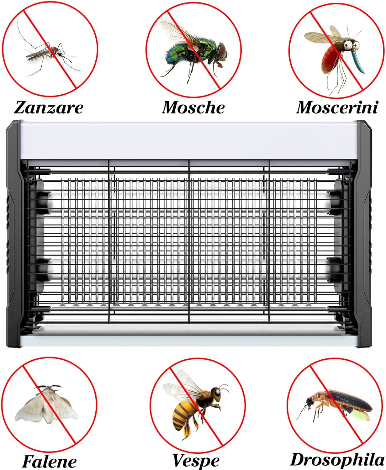 Thumbnail 2 de Neijiaer Lampada antizanzare USB con UV LED da 4000V e vassoio