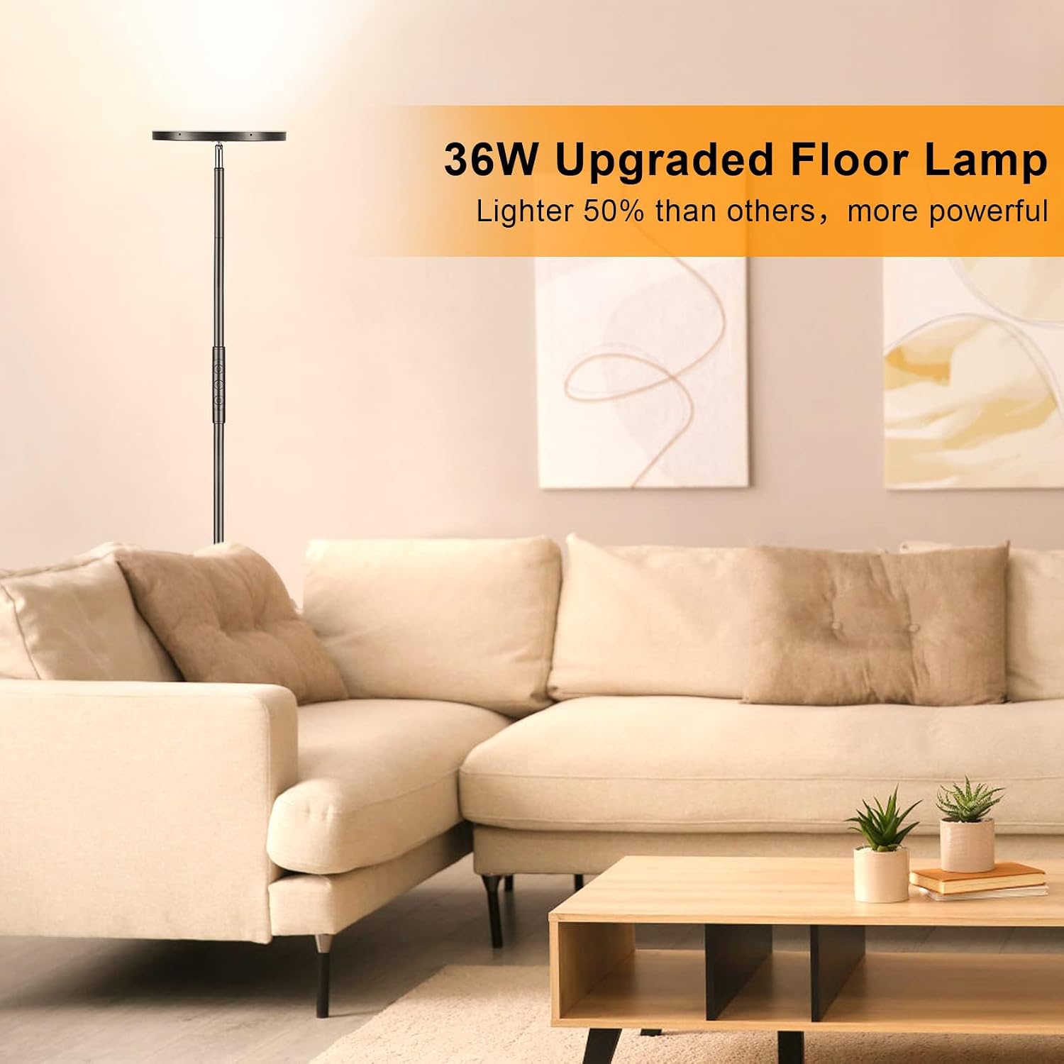 Detalle 2 de Lampada LED da Terra 3000LM 36W Piantana moderna