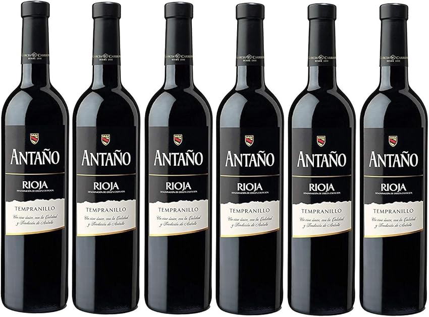 Detalle 2 de Antaño Crianza Vino Tinto D.O Rioja 🍷 Pack 6x750 ml