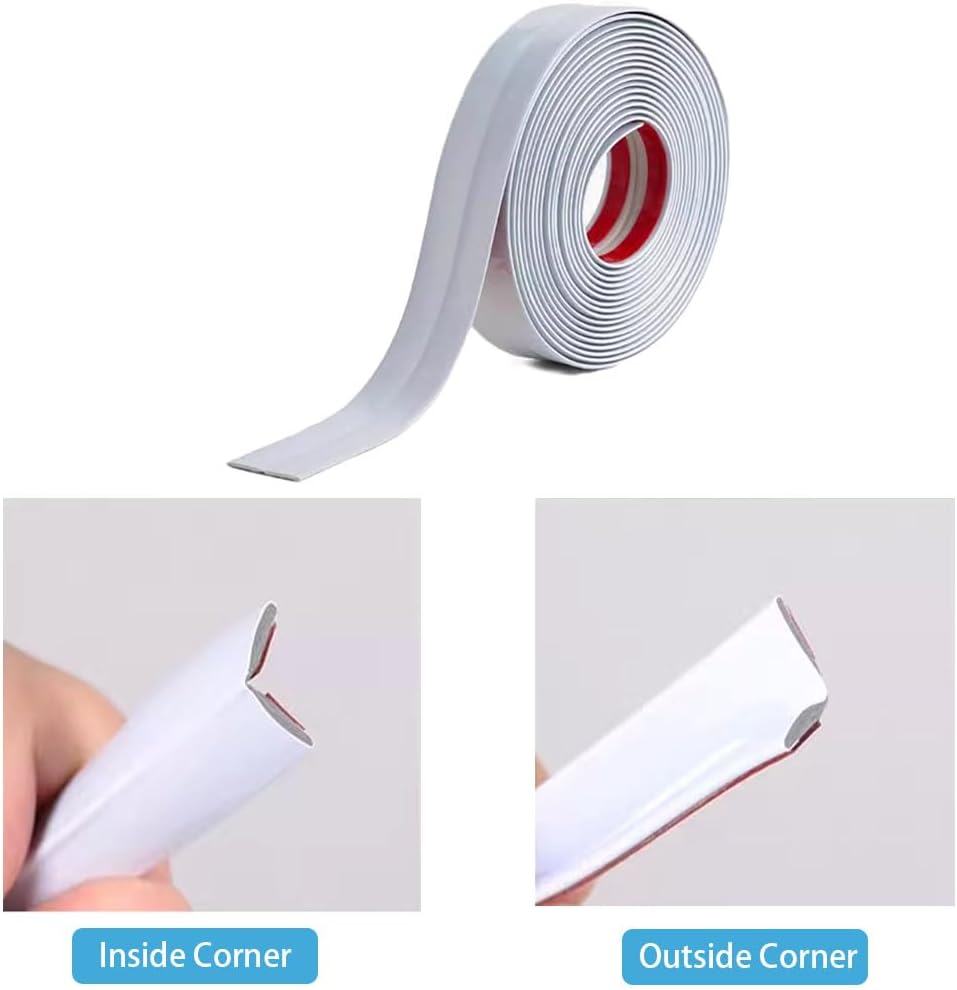 Detalle 2 de Cornière PVC 5 m 2x2 cm pour angles 🧱