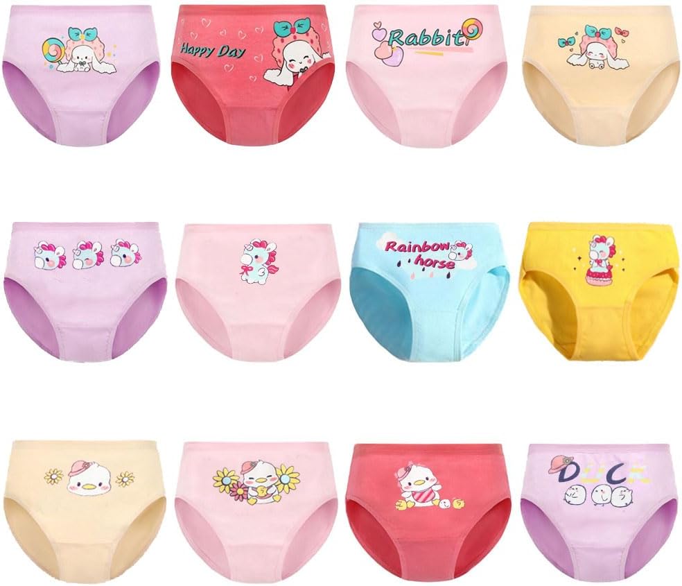 Thumbnail 6 de FedMois Girls Cotton Boxer Briefs Underpants Pack of 12