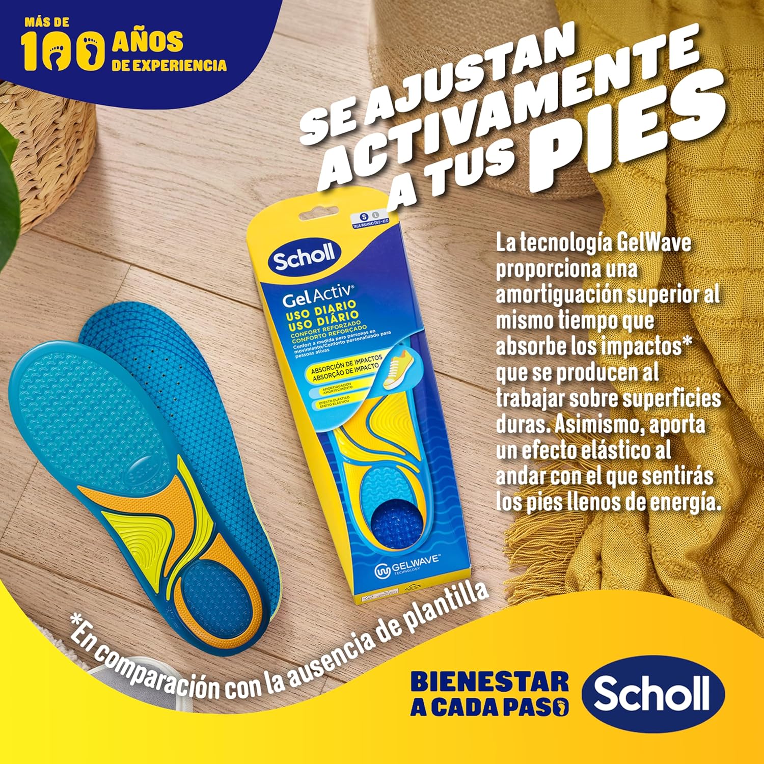 Thumbnail 2 de Dr. Scholl's Plantillas GelActiv Uso Diario talla 35,5-40,5