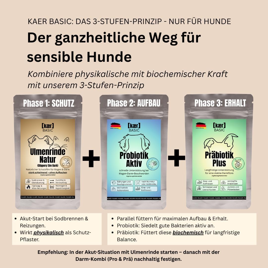 Thumbnail 6 de kaer basic Amerikanische Ulmenrinde für Hunde & Katzen (500 g) – sofort lösliches Slippery Elm Bark Pulver
