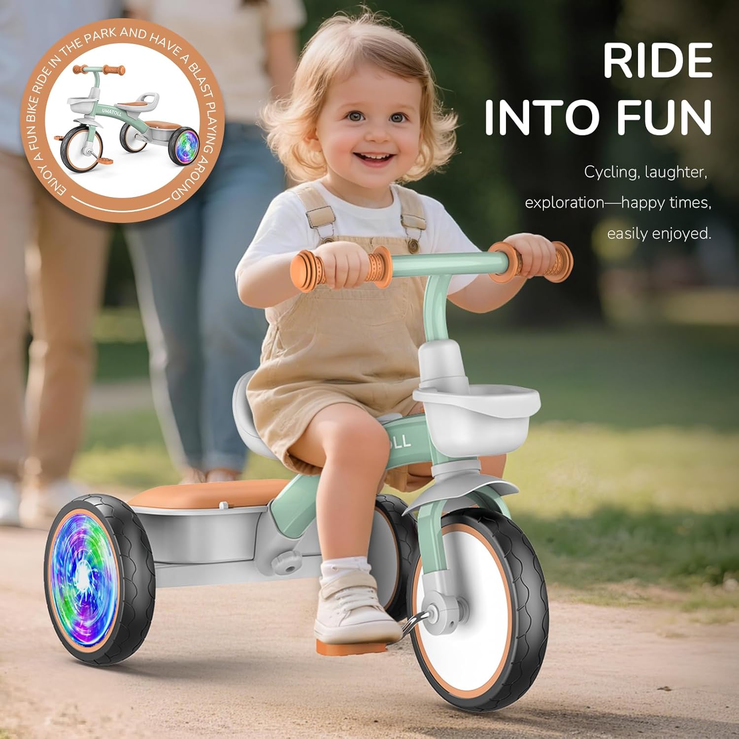 Thumbnail 4 de Umatoll Toddler Tricycle 18 months