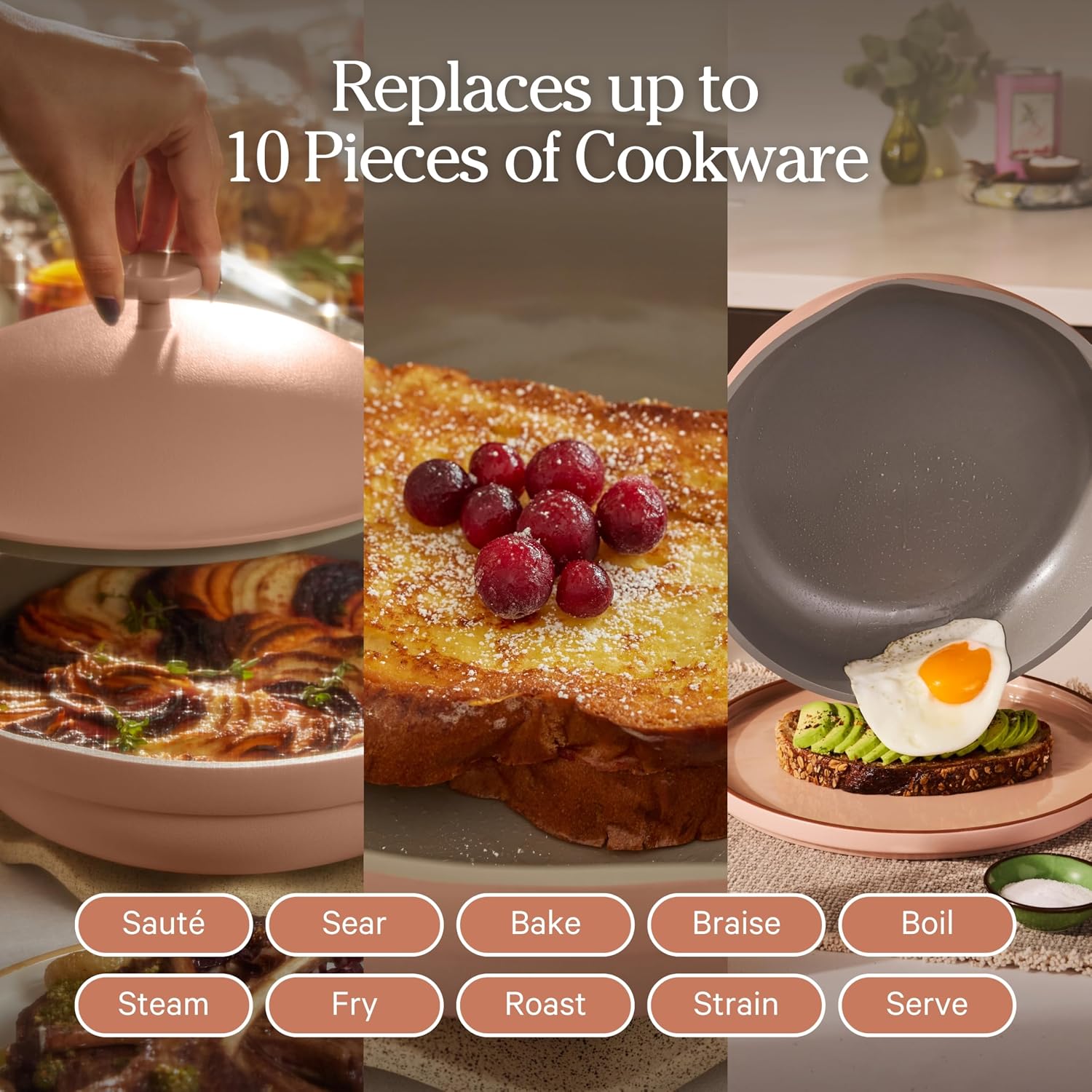 Detalle de Our Place Always Pan 2.0 27cm nonstick