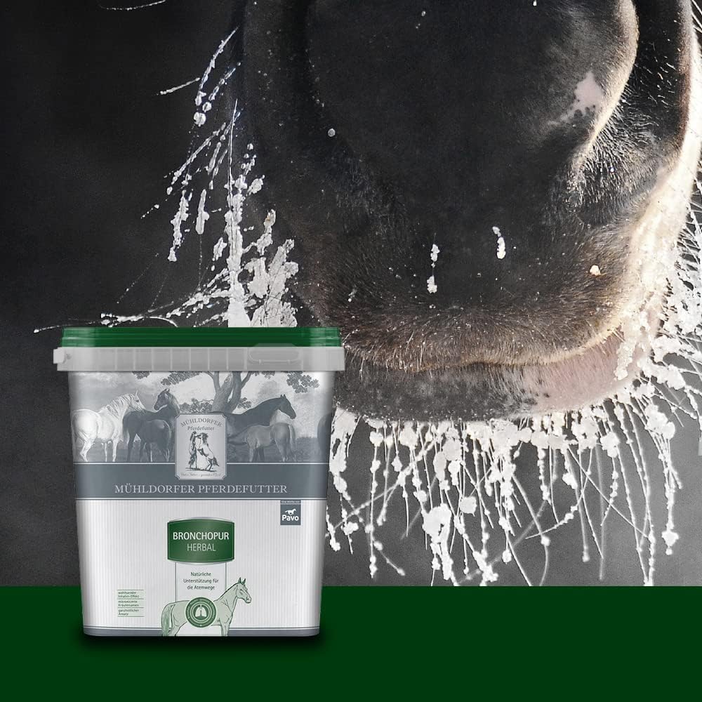 Thumbnail 6 de Mühldorfer Bronchopur Herbal – 1,8 kg: Natürliches Hustenmittel für Pferde mit inhalativem Effekt