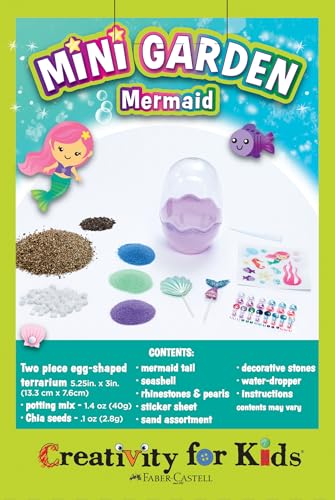 Detalle de Creativity for Kids Mini Garden: Mermaid Terrarium Kit