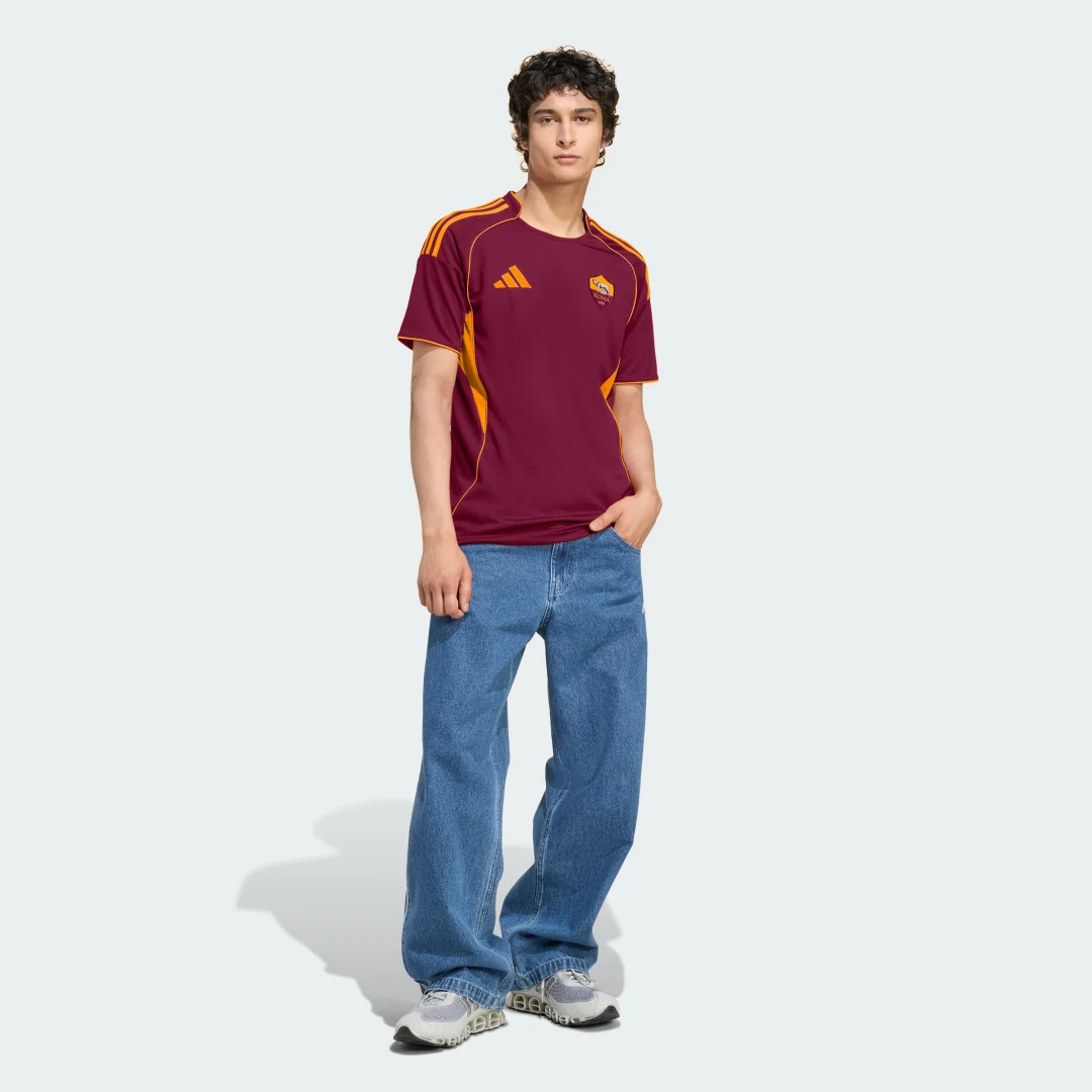 Thumbnail 2 de Adidas Camiseta primera equipación AS Roma 25/26 en color burdeos