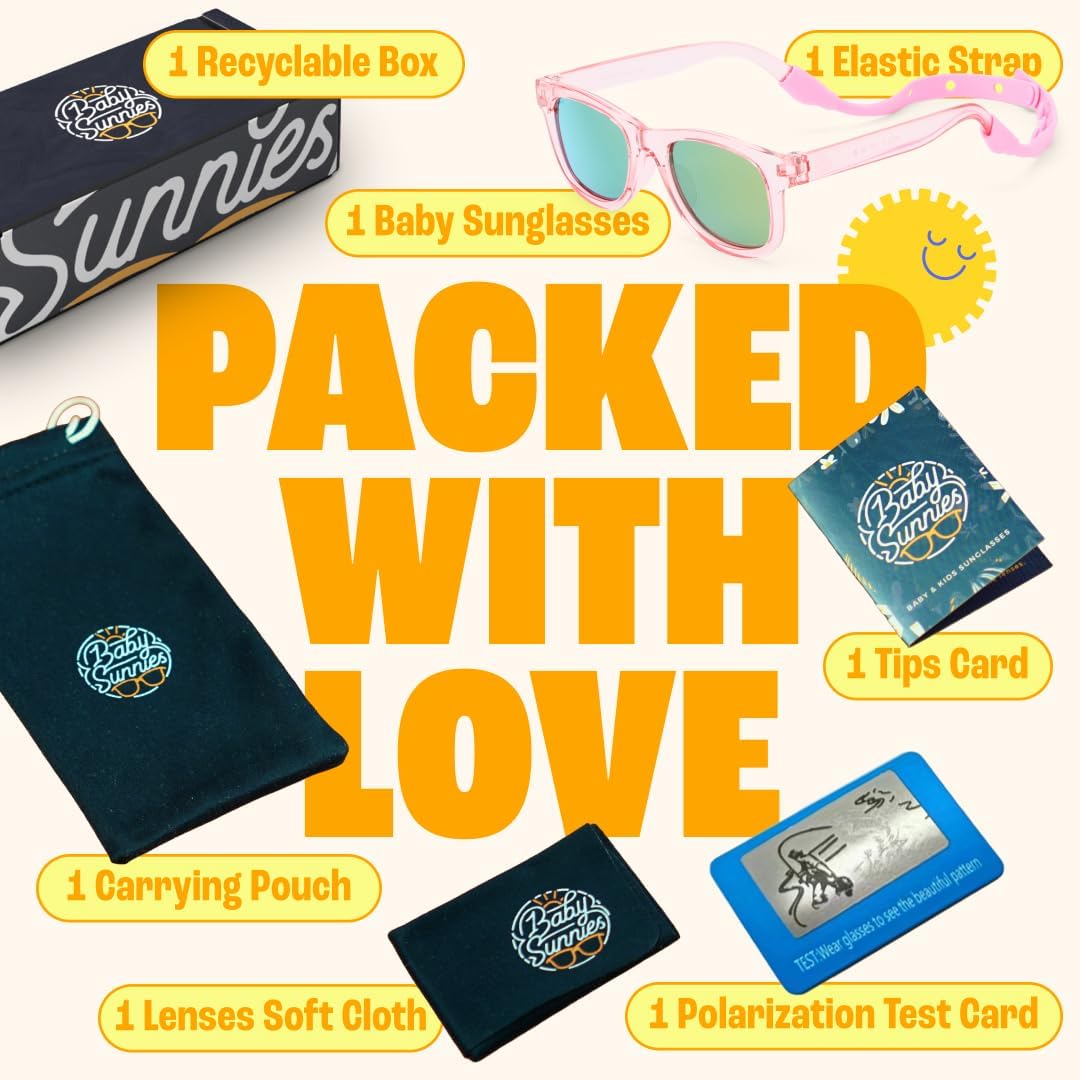 Thumbnail 6 de Lunettes de soleil polarisées BABY SUNNIES pour bébé (0-24 mois) avec sangle