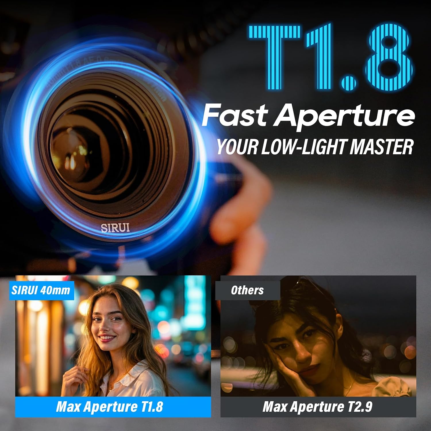 Thumbnail 2 de SIRUI 40mm T1.8 1.33X Anamorphic Lens for Z Mount (S35) with Autofocus