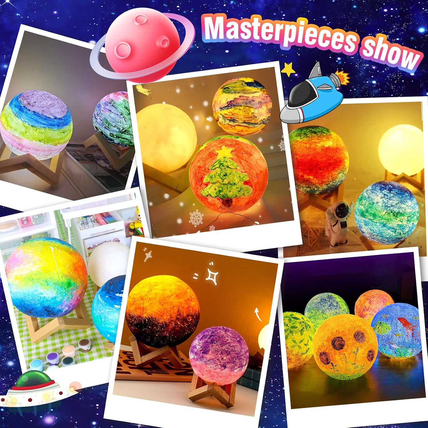 Thumbnail 5 de Gytera Mond Lampe Bastelset 12 cm