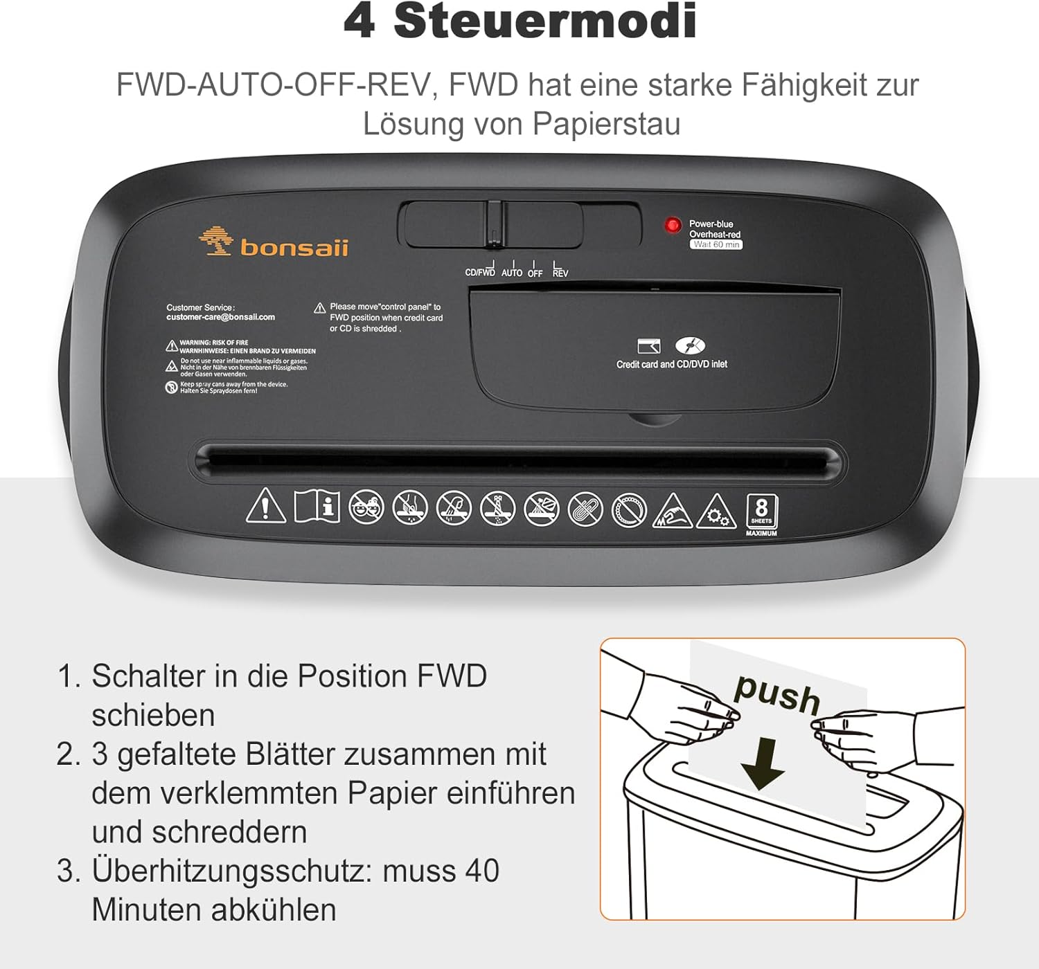 Thumbnail 5 de Bonsaii S120-C Aktenvernichter 13 L 🗑️