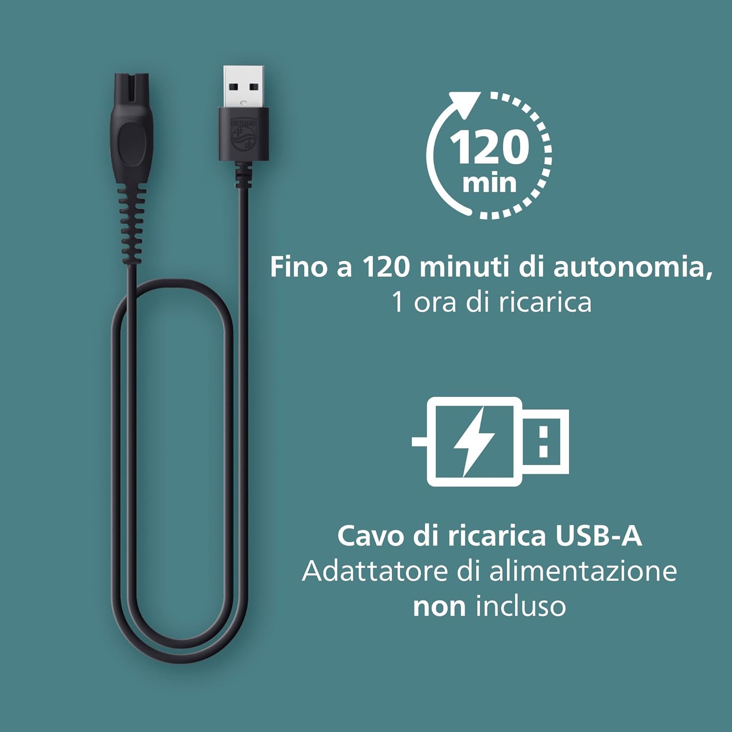 Thumbnail 2 de Philips Bodygroom BG7485/30 rifinitore 120 min 🪒