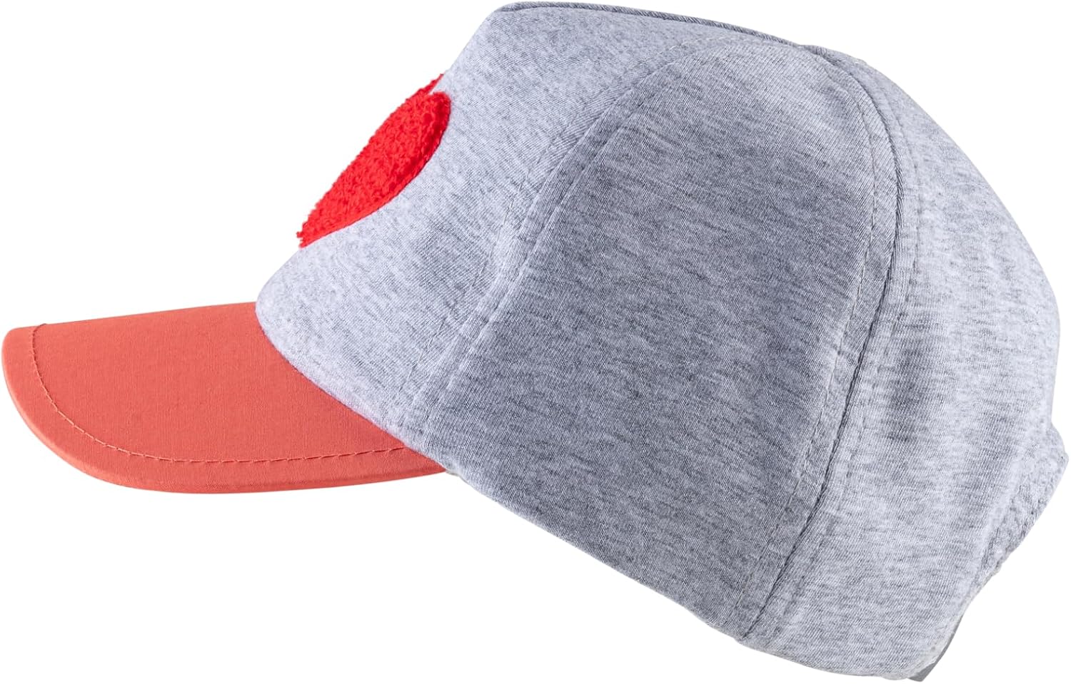 Detalle 2 de Sterntaler Mädchen Baseballkappe Basecap Herz – Singlejersey Melange mit Herz-Stickerei