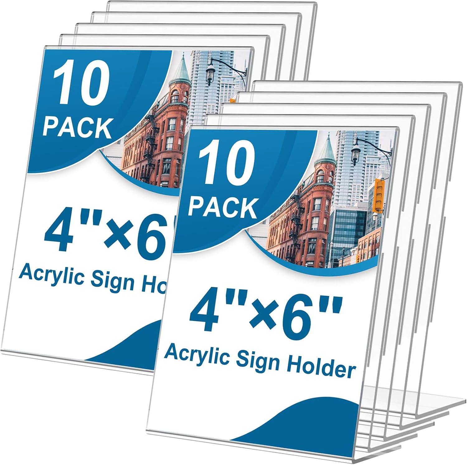 Detalle de Acrylic Sign Holders 4 x 6