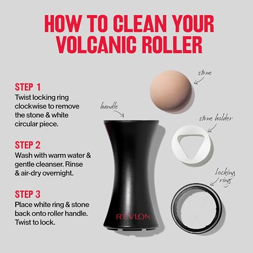 Thumbnail 8 de Revlon Oil-Absorbing Volcanic Face Roller, Black, 1 Count