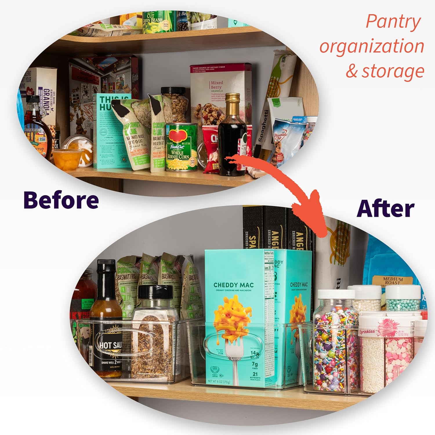 Detalle 2 de ClearSpace Pantry Storage Bins 2-Pack
