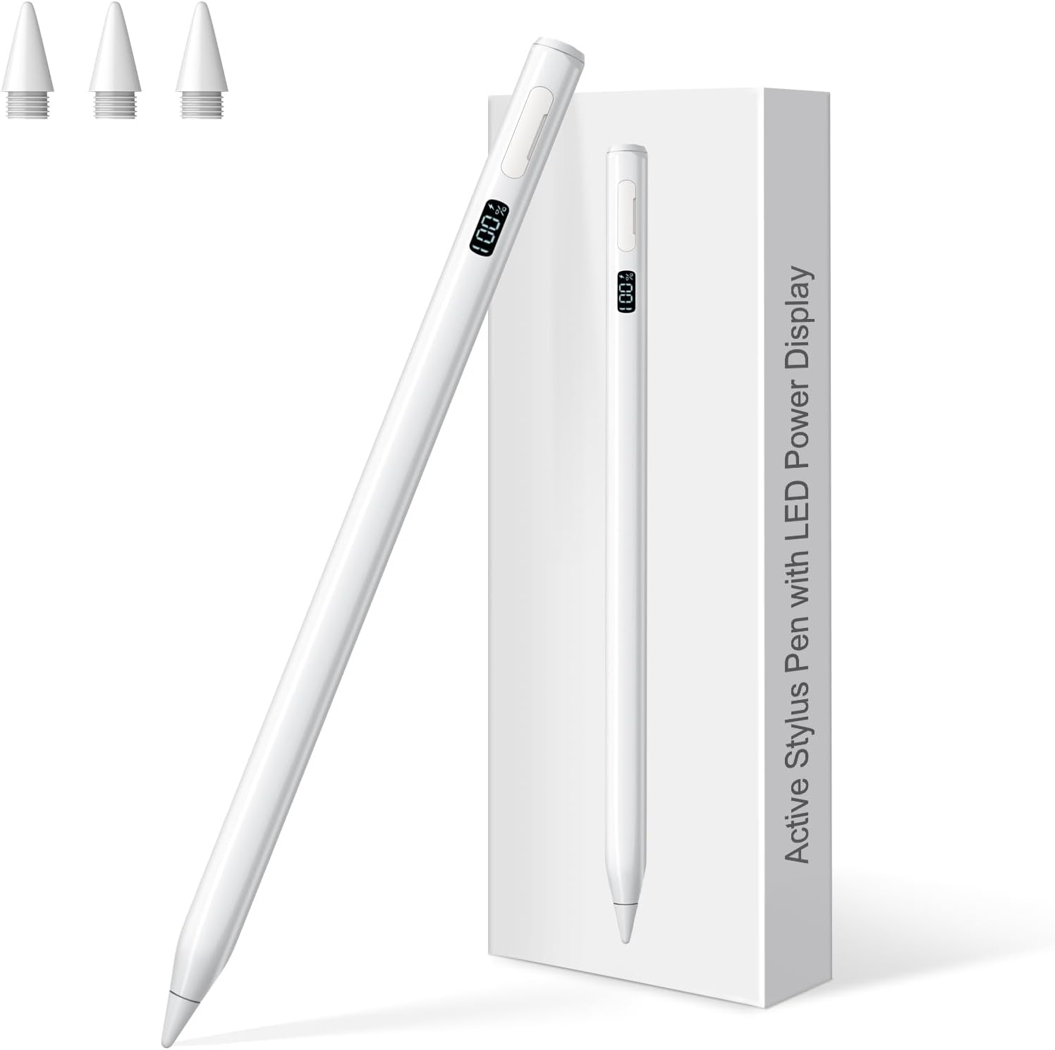 Detalle de MEKO Stift für iPad – Apple Pencil 2. Generation, magnetische kabellose Schnellaufladung & Neigungserkennung