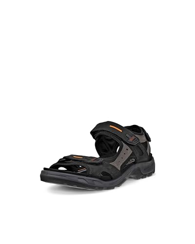 Detalle de ECCO Herren Offroad Wandern Sandalen – Schwarz, UK 10.5