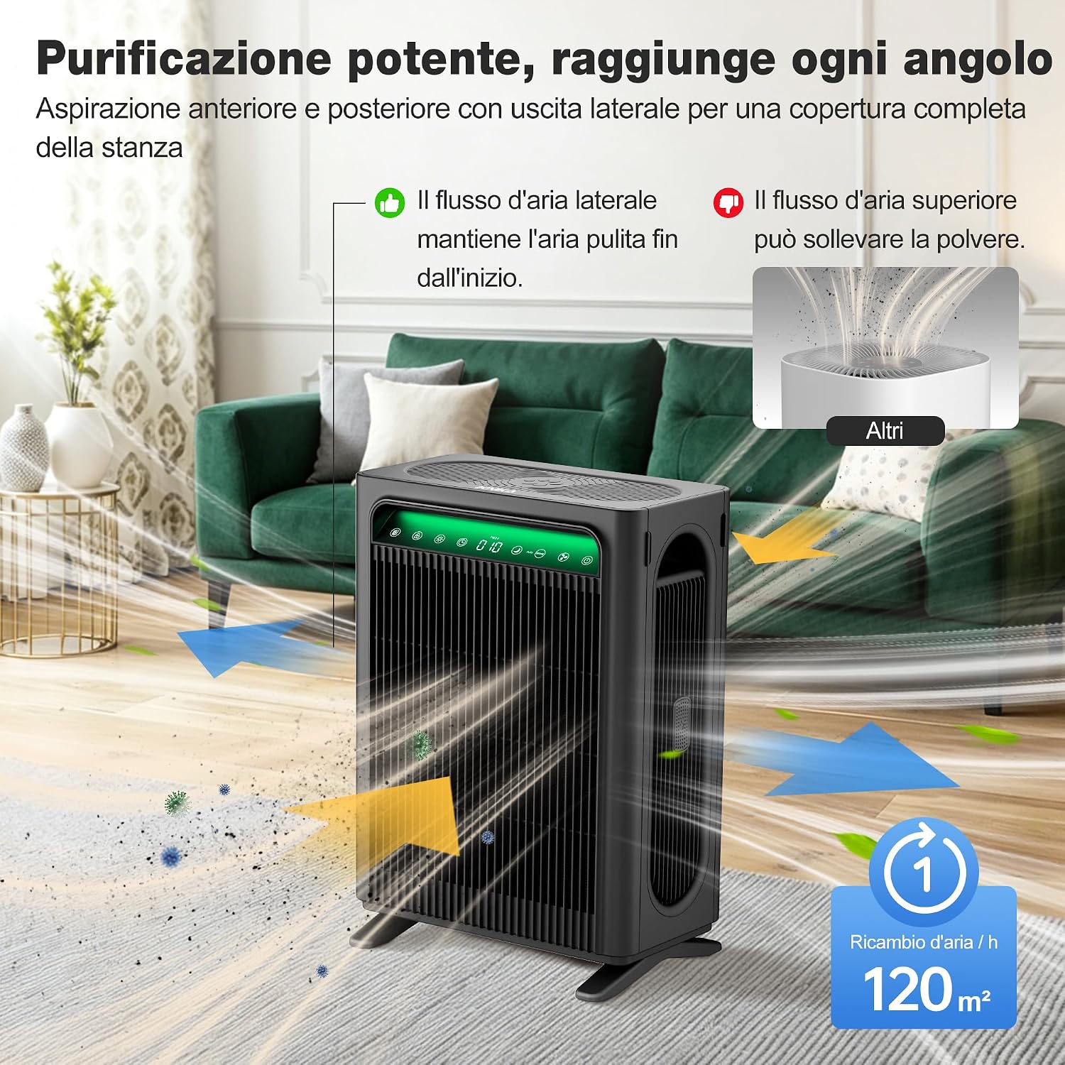 Thumbnail 2 de KNKA Purificatore d'aria APH4000: libero da polline, peli e odori in ambienti fino a 120 m²