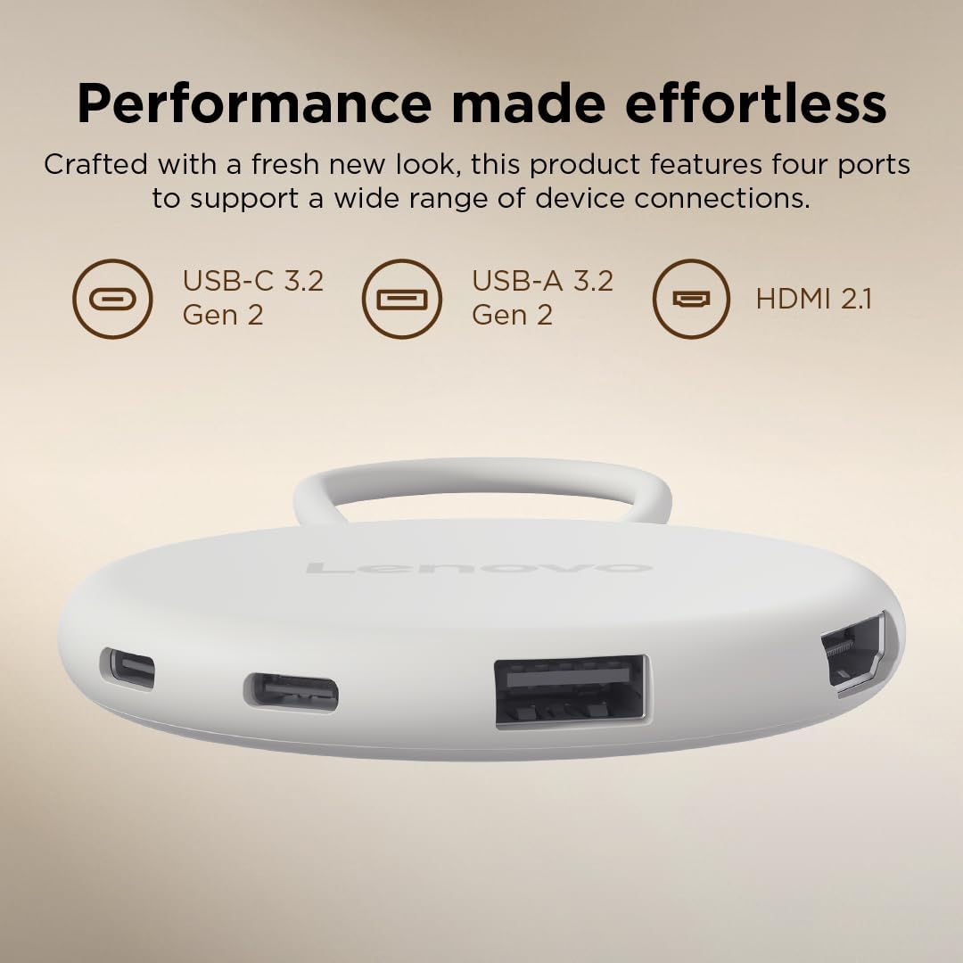 Detalle 2 de Lenovo 5-in-1 USB-C Hub