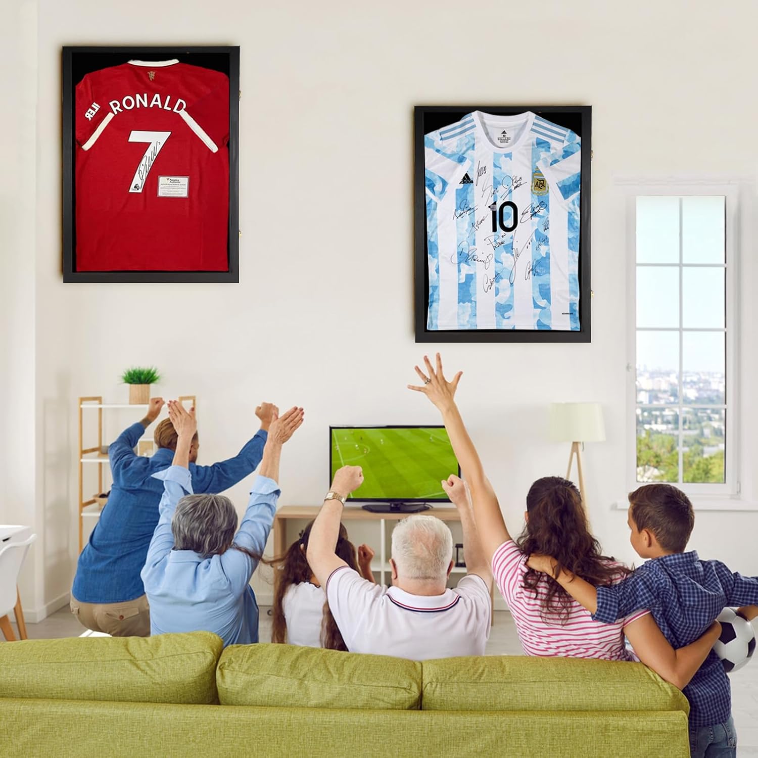 Thumbnail 6 de GUTAG JDF-H1 Jersey Display Case, Black Wood Shadow Box with 98% UV Acrylic