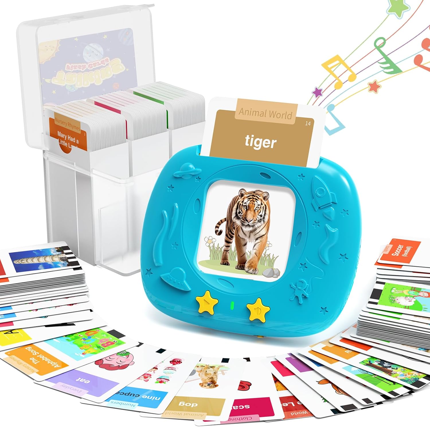 Thumbnail 6 de HOMESTEC Lernkarten-Spielzeug ab 2 Jahren (Deutsch, 144 Karten/288 Wörter) – für 2–5 Jahre, rosa