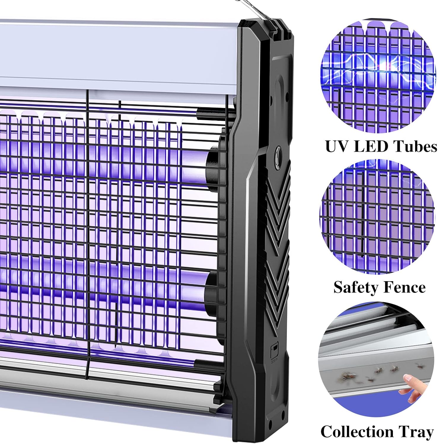 Detalle de PALONE Electric Bug Zapper with UV Light – Indoor/Outdoor Fly Killer