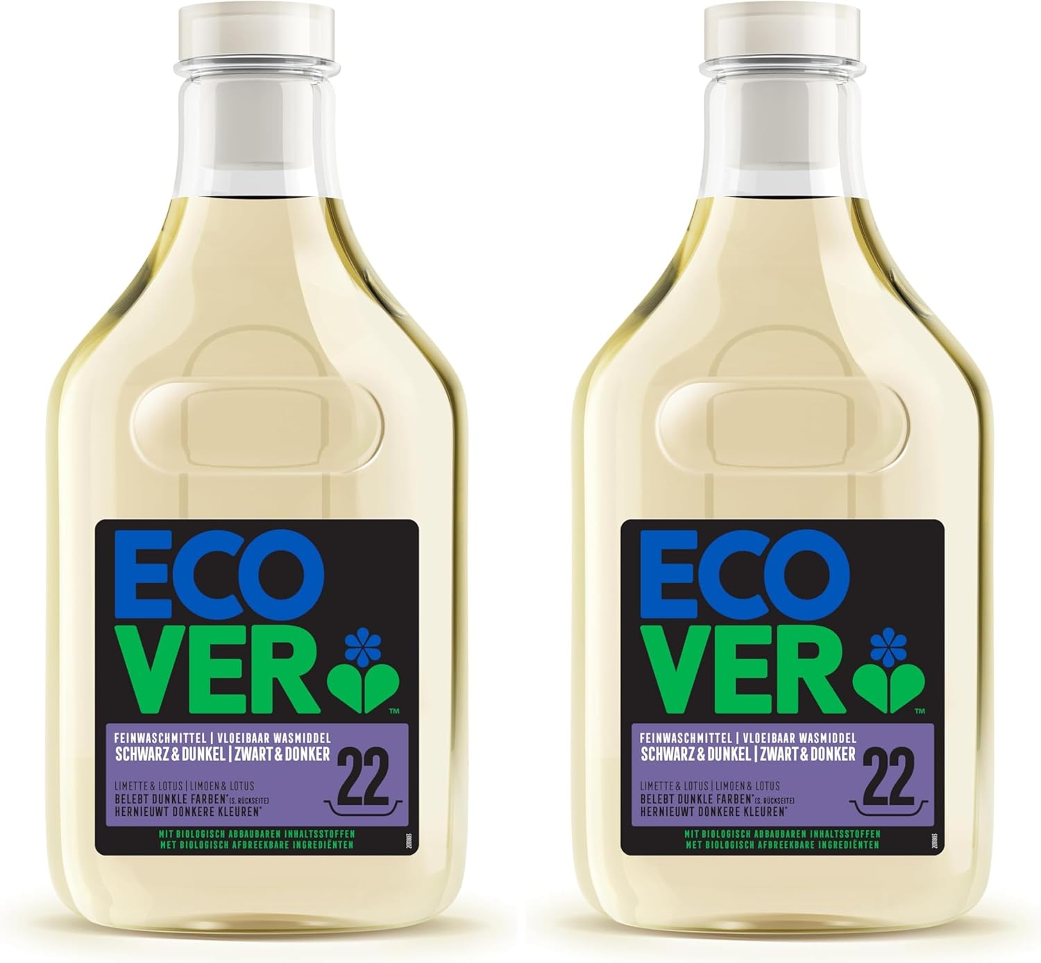 Thumbnail 6 de Ecover Flüssigwaschmittel Nachfüllpack für schwarze und dunkle Wäsche – Limetten- und Lotusduft, 111 Waschgänge, 5L