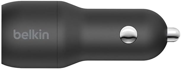Thumbnail 1 de Belkin Chargeur de voiture double USB Boost Charge 24 W – pour iPhone et appareils USB-A